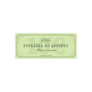 Organická apotéka Havlíkova poukázka 10 € (platná pro slovenské prodejny a eshop)