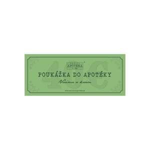 Organická apotéka Havlíkova poukázka 40 € (platná pro slovenské prodejny a eshop)