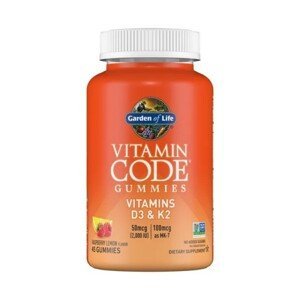 Garden of Life Vitamin Code D3 Plus K2 - 45 Gummies