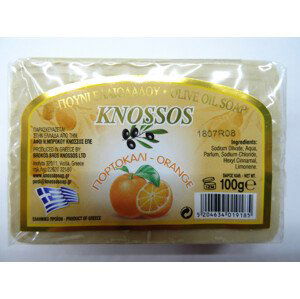 Knossos mýdlo tuhé olivové s vůní pomeranče 100 G