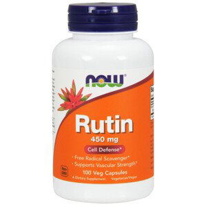 NOW Rutin, 450 mg x 100 rostlinných kapslí
