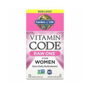 Garden of Life Vitamin Code RAW ONE - Multivitamin pro ženy -75 kapslí