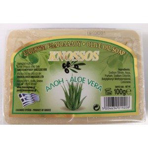 Knossos mýdlo tuhé olivové s vůní aloe vera 100 G