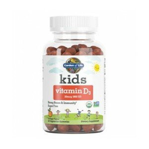 Garden of Life Vitamin D3 pro děti v gumídcích 60 kusů - pomeranč
