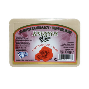 Knossos mýdlo tuhé olivové s vůní růže 100 G