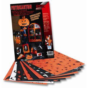 Papír - Halloween - 300 g/m2 - 10 listů (50 × 70 cm)