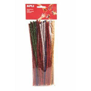 APLI Modelovací drátky třpytivé - barevný mix - 50 ks