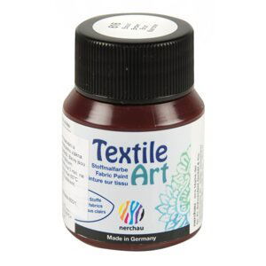 Barva na světlý textil Nerchau, 59 ml - hnědá