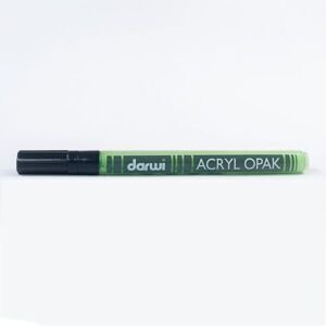 DARWI Akrylová fixa - tenká - 3 ml/1 mm - světle zelená