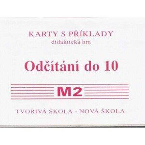 Sada kartiček M2 - odčítání do 10