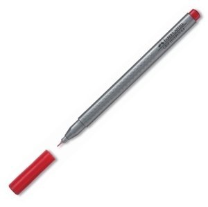 Popisovač Faber-Castell Grip 0.4 mm, červená