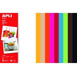 APLI Dekorační filc 210 × 297 mm, mix barev, 10 ks