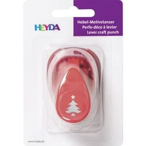 Ozdobná děrovačka na papír Heyda, 17 mm - Vánoční strom