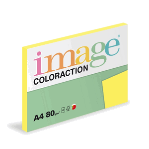 Coloraction A4 80 g 100 ks - Canary/středně žlutá