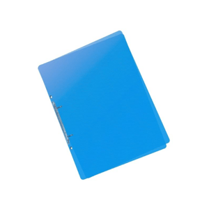 Pořadač 2kroužek A5 2,5 cm průhledný PP - modrý