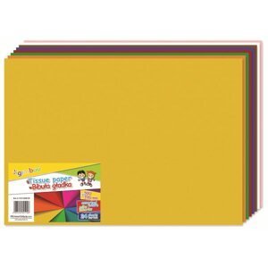 Hedvábný papír 50 × 70 cm, 22 g, 24 listů - mix barev