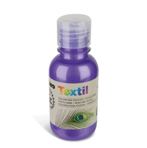 Barva na textil PRIMO, 125 ml - metalická - fialová