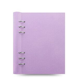 Filofax Clipbook Pastel kroužkový poznámkový blok A5 - pastelově fialová