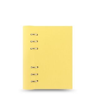 Filofax Clipbook Pastel kroužkový poznámkový blok osobní - pastelově žlutá