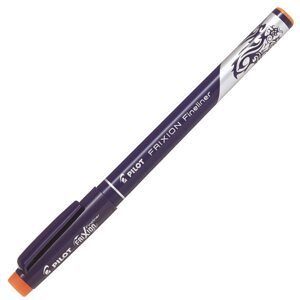 Pilot FriXion Fineliner Gumovací liner - oranžový