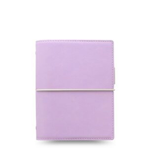 Filofax Kroužkový diář 2024 Domino Soft kapesní - pastelově fialový