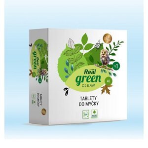Real green clean - tablety do myčky - 40 ks