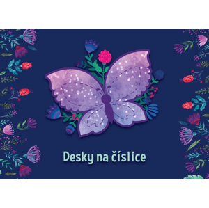 Desky na číslice - Motýl/Butterfly