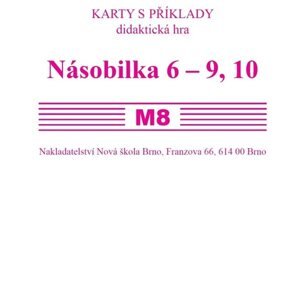 Sada kartiček M8 - násobilka 6 -10, 10