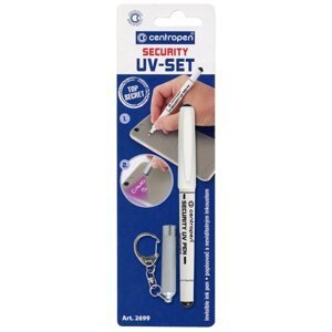 Centropen Popisovač 2699 Security UV Pen - set popisovač + UV lampa