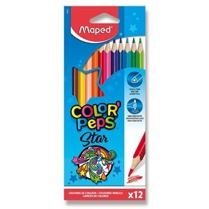 Pastelky MAPED Color'Peps - sada 12 barev