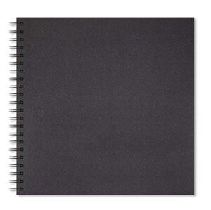 Skicák Shady, 300 × 300 mm, 40 černých listů/200 g