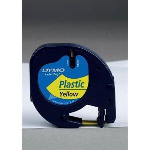 Páska DYMO Letratag 12 mm × 4 m, žlutá, plast