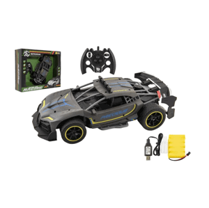 Auto RC Sport antracit 33 cm 2,4 GHz na baterie + dobíjecí pack