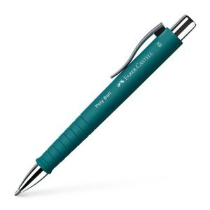 Kuličkové pero Faber-Castell POLY BALL XB, tm. zelená