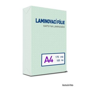 Laminovací fólie - kapsy A4, 175 mic (100 ks)