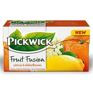 Pickwick ovocný čaj Fruit Fusion 20 × 2 g - citrusy, květ bezu