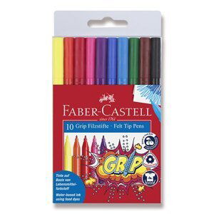 Dětské fixy Faber-Castell Grip - sada 10 barev