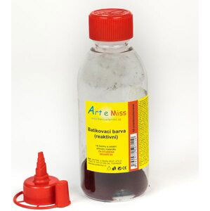 Batikovací reaktivní barva ORANŽOVO ČERVENÁ (batika za studena) - 13 g (na 250 ml barvy)