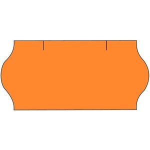 Etikety do etiketovacích kleští CONTACT 26 ×12 mm - oranžové