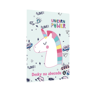 Desky na abecedu - Unicorn power