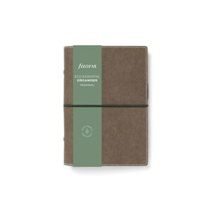 Kroužkový diář 2024 Filofax Eco Essentials osobní - dark walnut