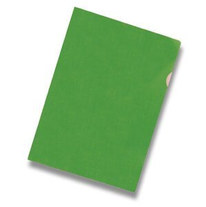 Zakládací obal "L" A4 PVC 150 mic 10 ks - zelená