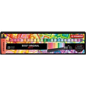 STABILO BOSS ORIGINAL Zvýrazňovač ARTY - sada 23 barev