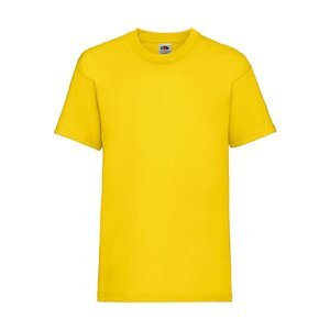 Tričko bavlněné dětské, 165 g/m2,velikost 116, žluté (yellow)