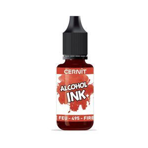 Alkoholový inkoust CERNIT 20 ml - ohnivě červený