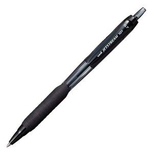 Kuličkové pero UNI Jetstream 0,7 mm, plastové - černé