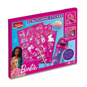 Sada MAPED Creativ Barbie Scratching Stickers