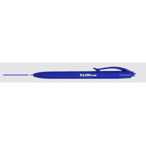 Kuličkové pero Satin One 1 mm - modré
