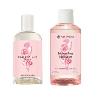 Sada Eau Fraîche a sprchového gelu Růže
