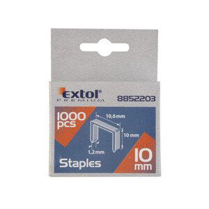 EXTOL PREMIUM spony  6mm 10,6x0,52x1,2mm 1000ks 8852201